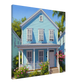  Light Blue Key West House  Canvas Wall Prints -on  Caribbean Rays