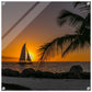 Sunset Sail Acrylic Wall Print -at Caribbean Rays