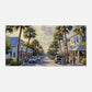 Coastal Town Canvas Wall Print at Caribbean Rays