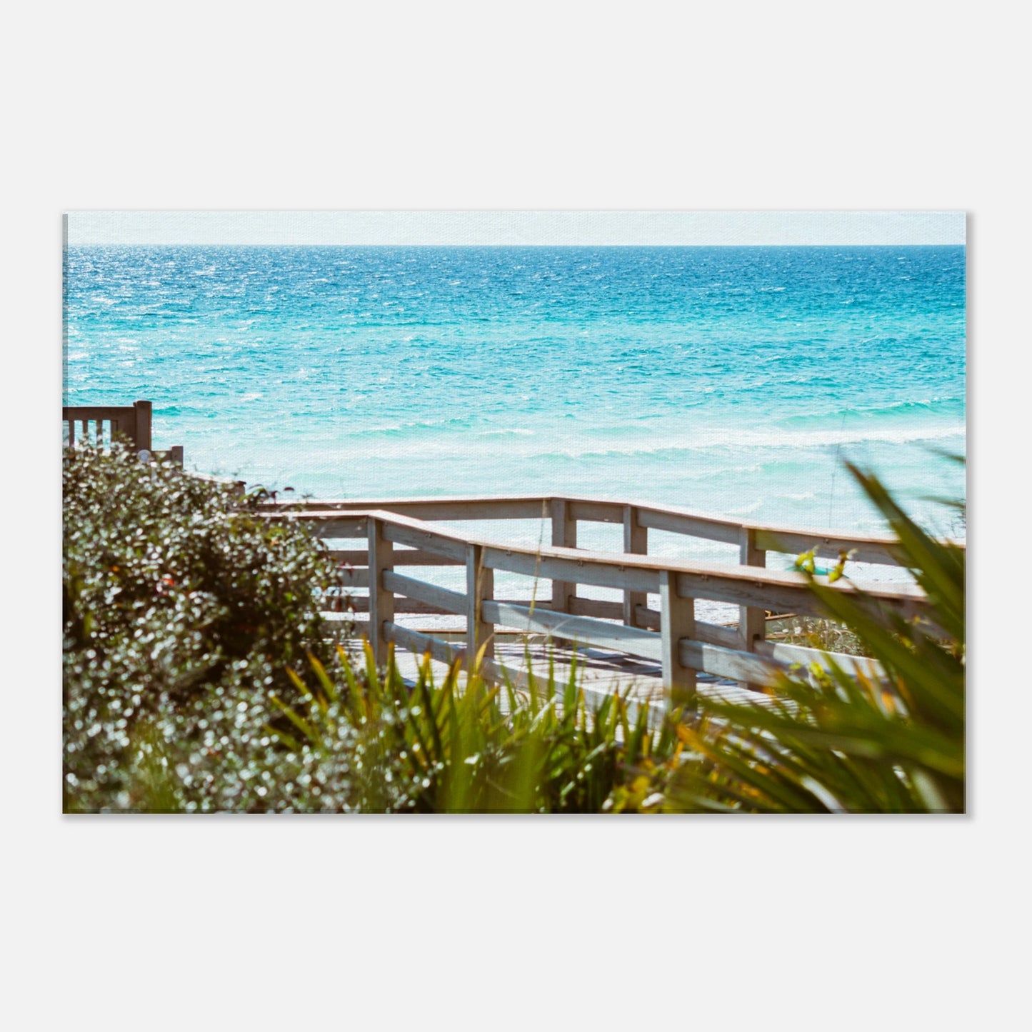Your Beach Happy Place Canvas Print at Caribbean Rays