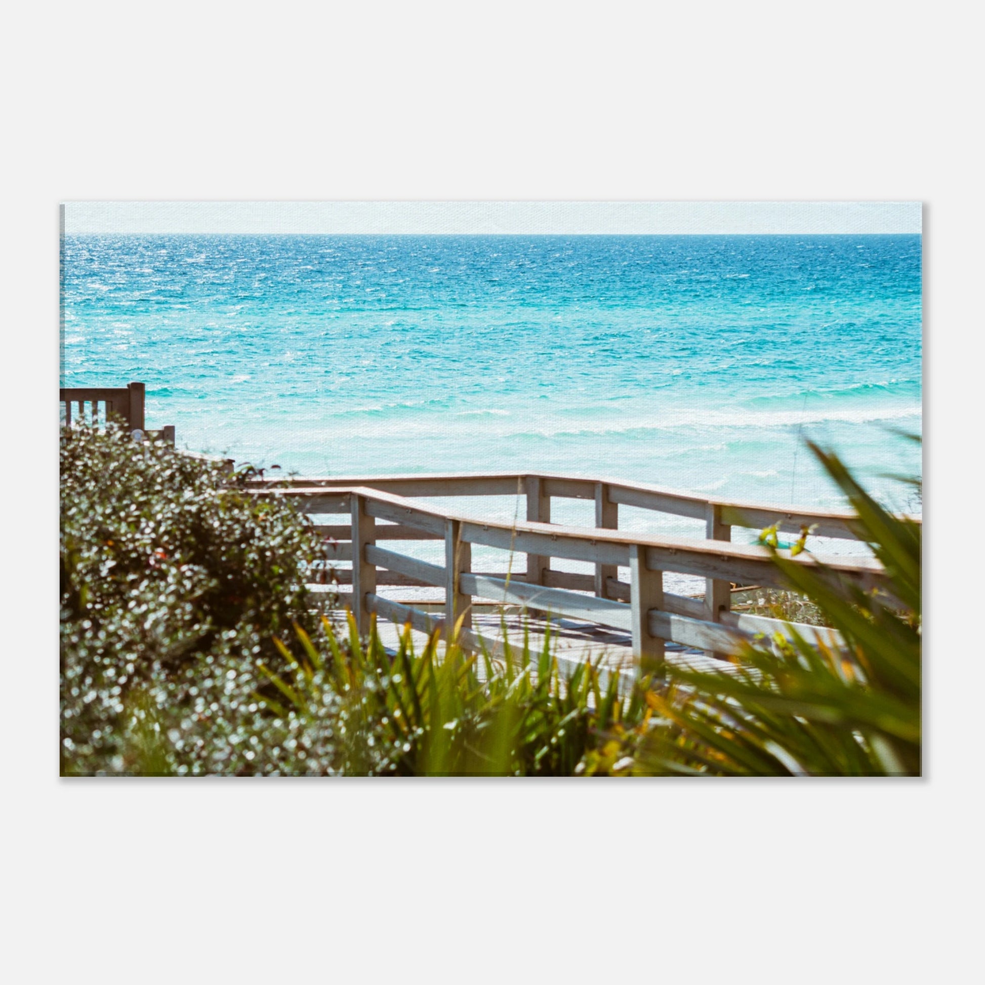 Your Beach Happy Place Canvas Print at Caribbean Rays