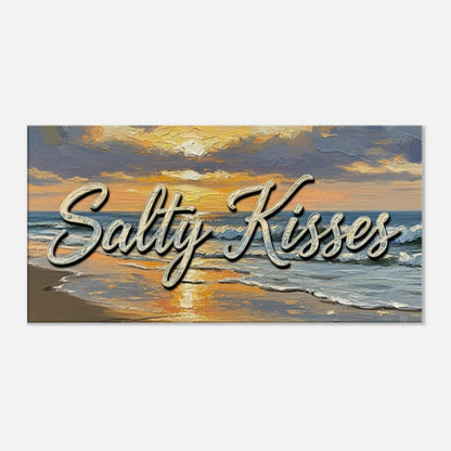  Salty Kisses Beach Canvas Wall Prints  on Caribbean Rays