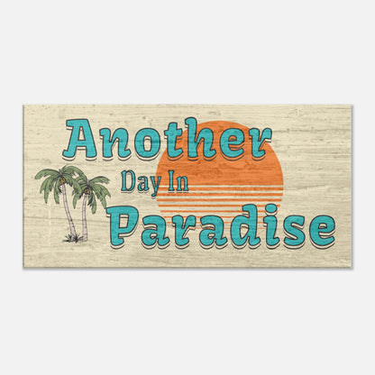 Another Day in Paradise Large Canvas Wall Print by Caribbean Rays