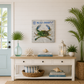Blue Crab Canvas Wall Print
