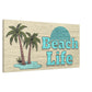 Beach Life Large Canvas Wall Print Caribbean Rays