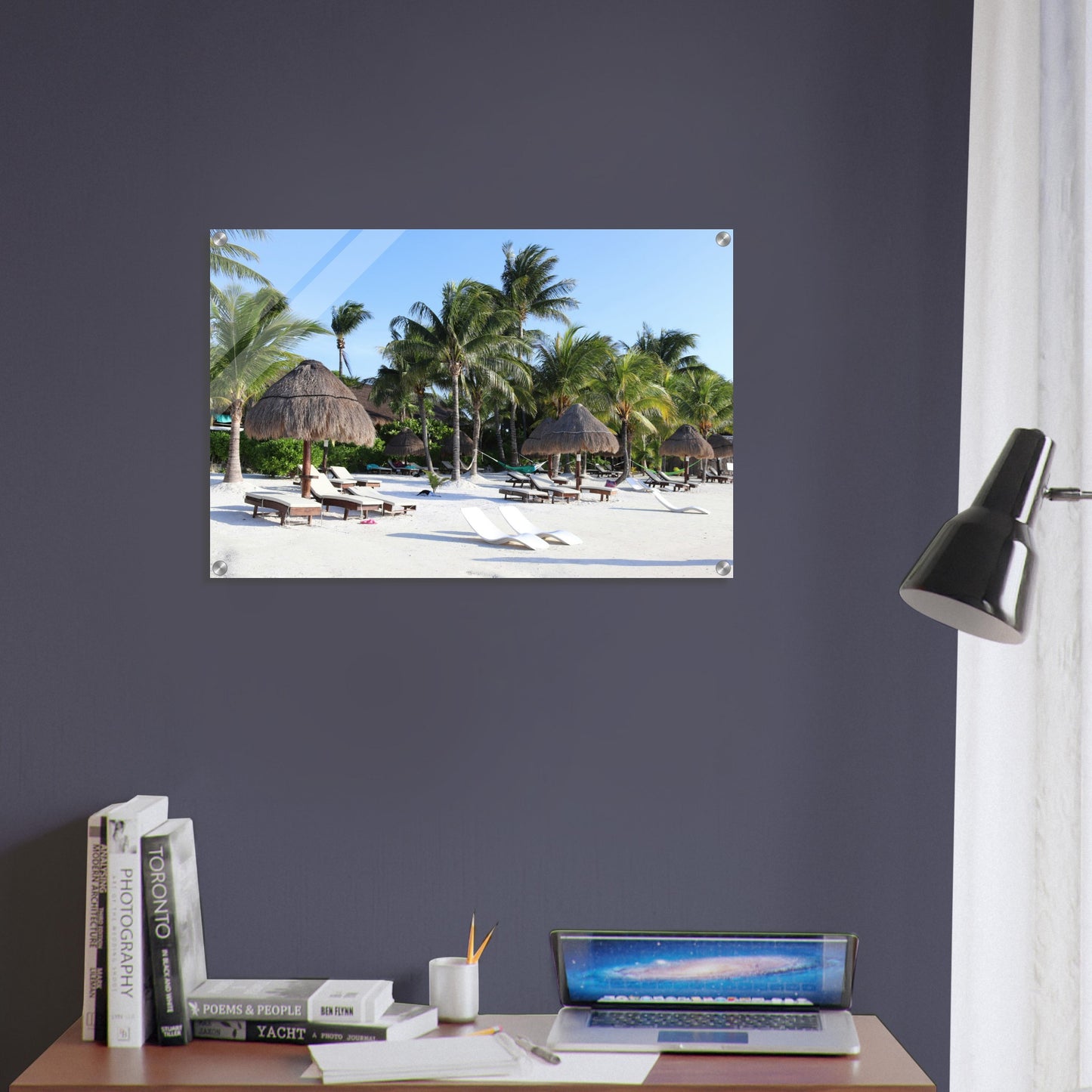  Beach Resort Acrylic Wall Print - Caribbean Rays