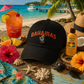Bahamas Embroidered Parrot Cap - Denim Baseball Hat