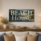 Beach House Dunes Large Canvas Wall Print