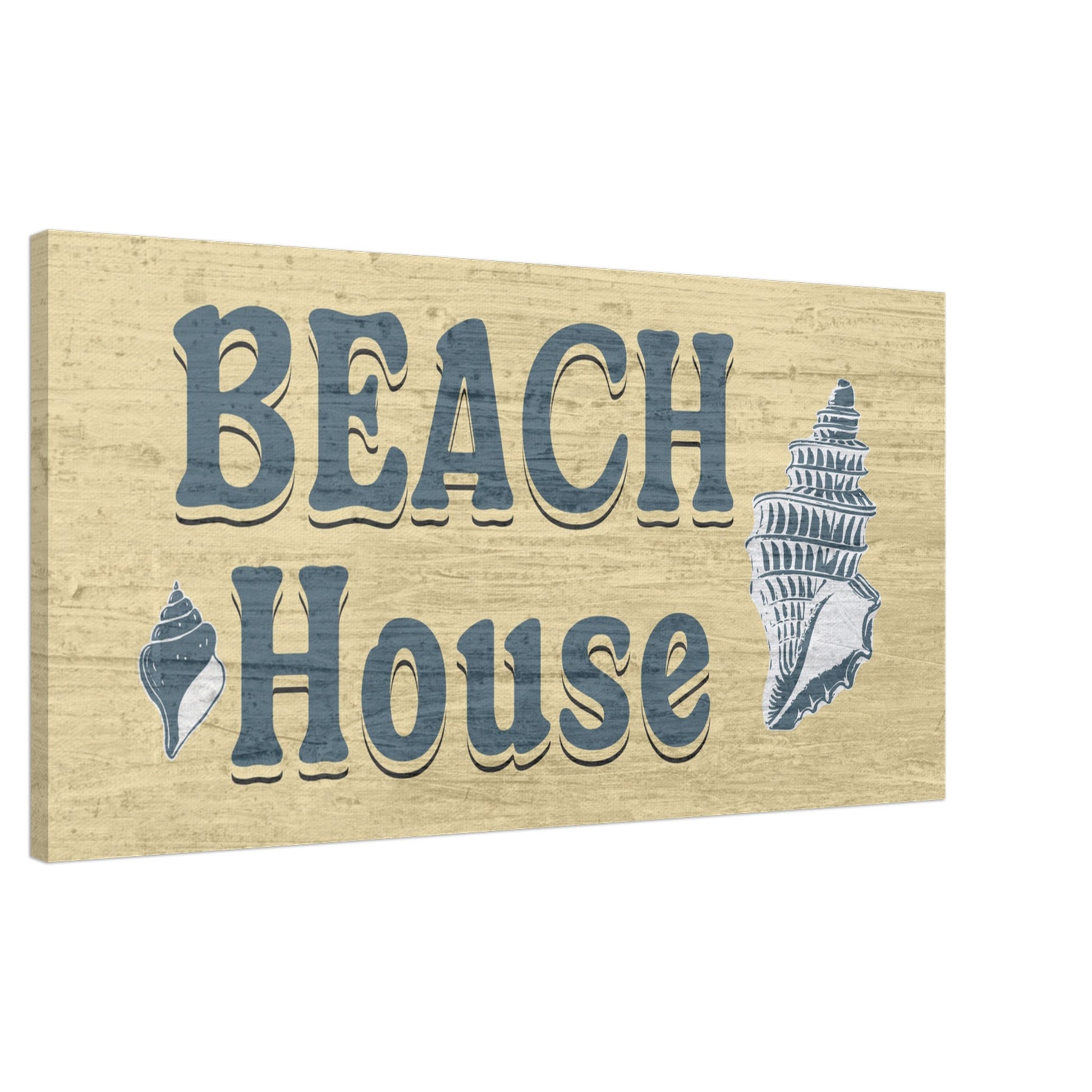 Beach House #1 Large Canvas Wall Prints Caribbean Rays