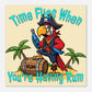 Time Flies When You're Having Rum Aluminum Wall Print by Caribbean Rays