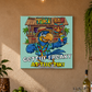 Gettin' Freaky at the Tiki Aluminum Wall  Print