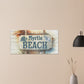 Myrtle Beach Sign Large Canvas Wall Print on Caribbean Rays