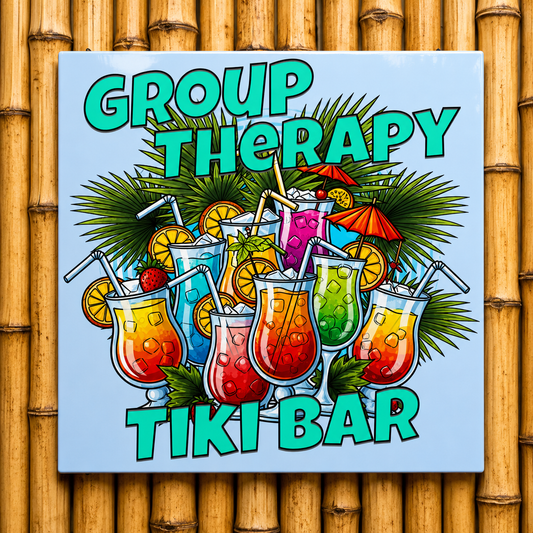 Group Therapy Aluminum Wall Print