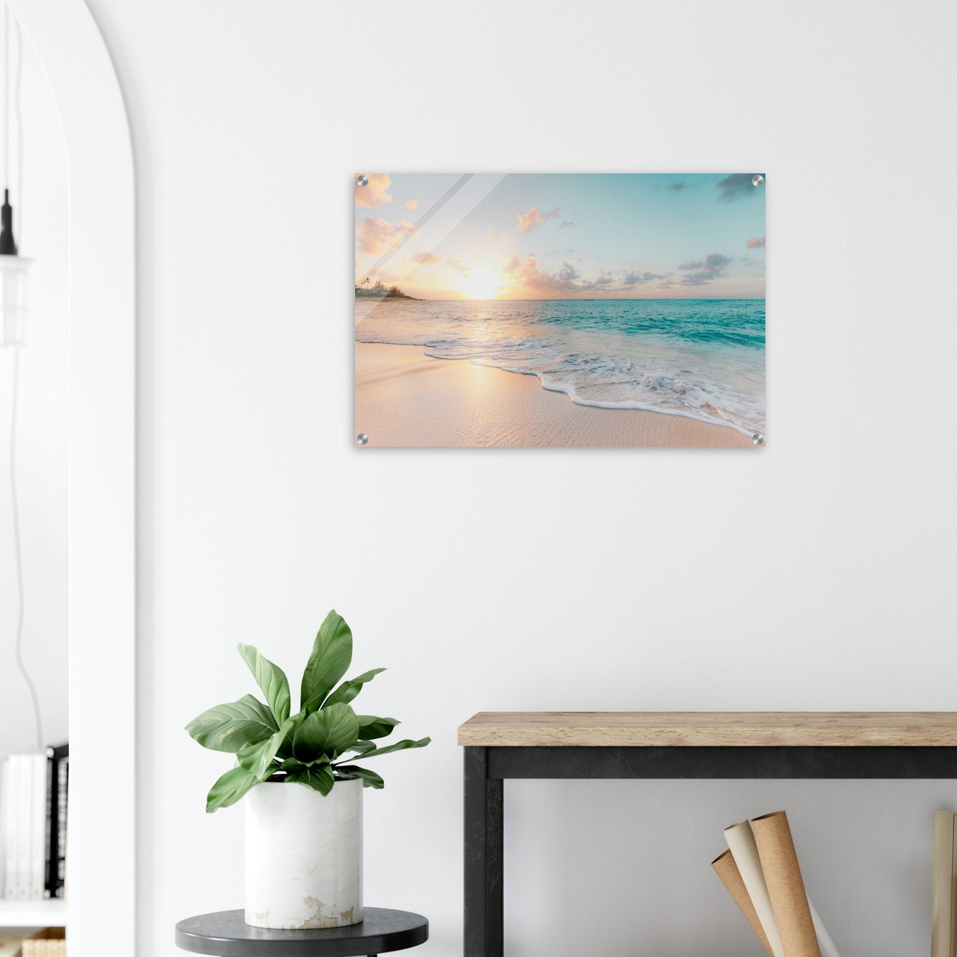 Island Bliss Acrylic Wall Print - Caribbean Rays