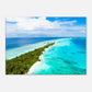  Skinny Island Canvas Wall Print at Caribbean Rays