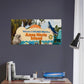 Welcome to Anna Maria Island Canvas Wall Print at Caribbean Rays
