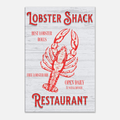 Lobster Shack Restaurant Canvas Wall Print at Caribbean Rays