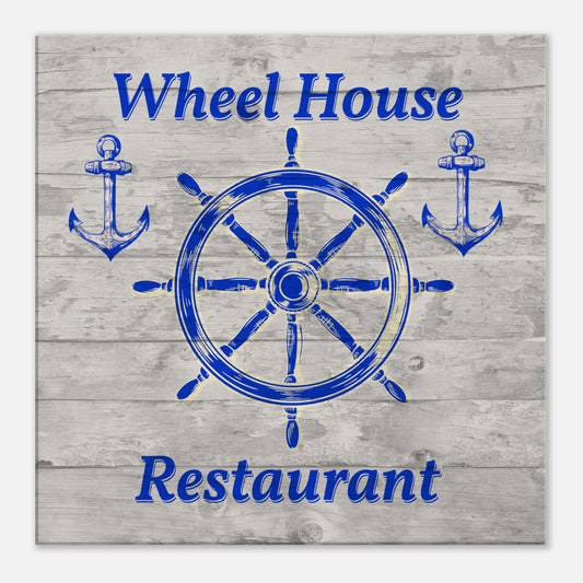 Wheelhouse Restaurant Canvas Wall Print at Caribbean Rays