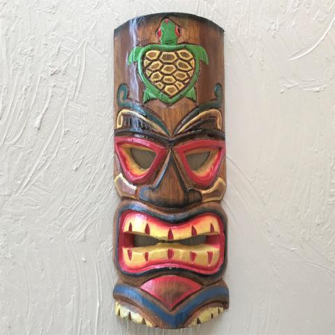 12in Turtle Tiki Mask by Caribbean Rays