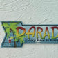 17in Paradise Aluminum Arrow Metal Sign at Caribbean Rays