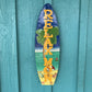 18in Metal Relax Mon Surfboard Wall Art by Caribbean Rays