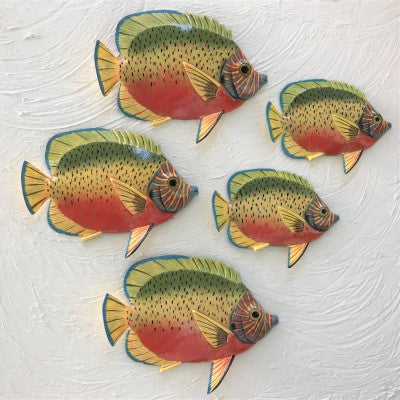 5pc Resin Royal Gamma Tropical Fish Set 1 by Caribbean Rays