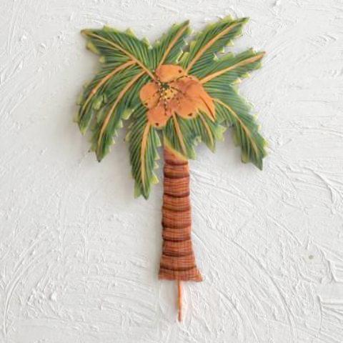 Coconut Palm Tree Hook Wall Decor by Caribbean Rays