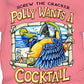 Polly Wants A Cocktail Short Sleeve Coral Tropical T-shirt at Caribbean Rays