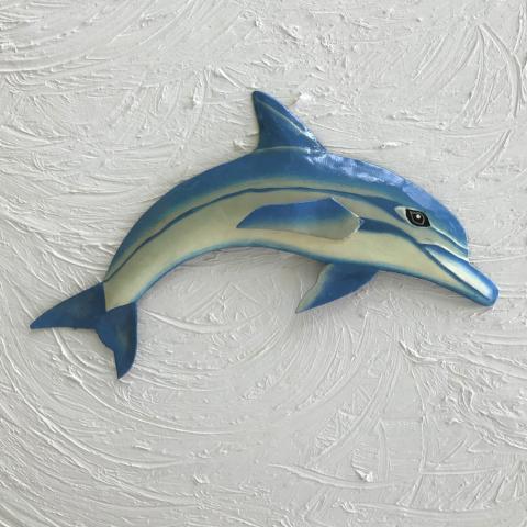 Metal Dolphin Wall Decor by Caribbean Rays