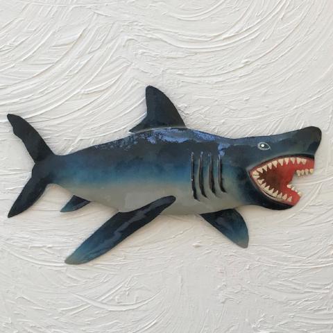 Metal Shark Wall Art by Caribbean Rays