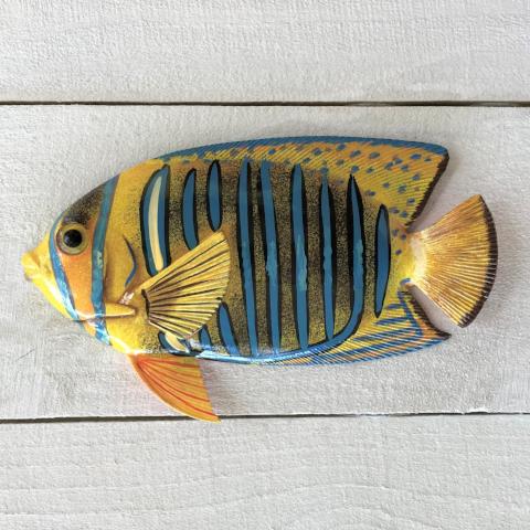 American Blue Angelfish Resin Wall Decor by Caribbean Rays