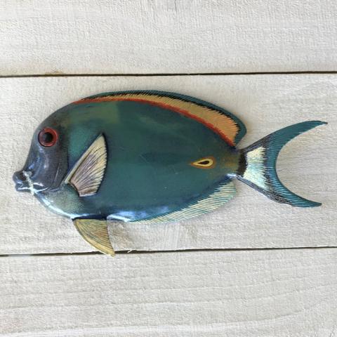 Blue Tang Adult Resin Tropical Fish Wall Decor by Caribbean Rays