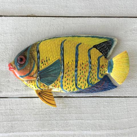 Young Cocoa Damsel Resin Tropical Fish Decor by Caribbean Rays
